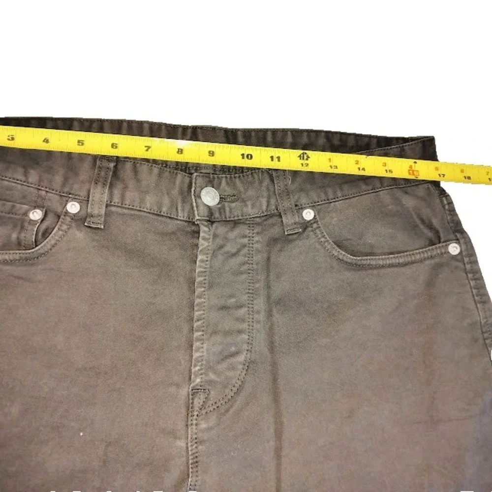 Buck Mason Green Cowboy Button Up Jeans Mens‎ 32x34 Cut
